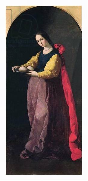 Постер St. Agatha с типом исполнения На холсте в раме в багетной раме 221-03