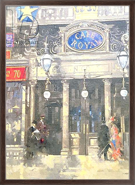Постер The Cafe Royal, 1993 с типом исполнения На холсте в раме в багетной раме 221-02