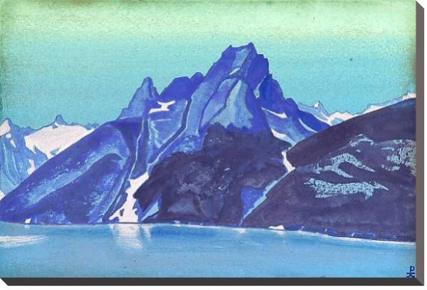 Постер Озеро Нагов. Кашмир с типом исполнения На холсте без рамы