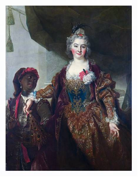 Постер Принцесса Ракоци с типом исполнения На холсте в раме в багетной раме 221-03