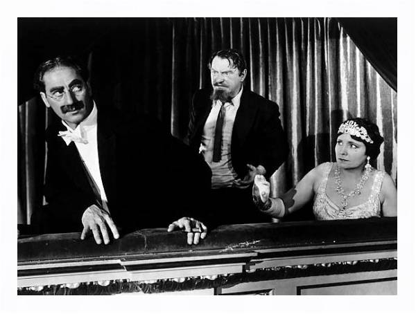 Постер Marx Brothers (A Night At The Opera) 10 с типом исполнения На холсте в раме в багетной раме 221-03