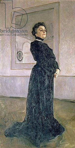 Постер Portrait of Maria Nikolayevna Yermolova 1905 с типом исполнения На холсте без рамы