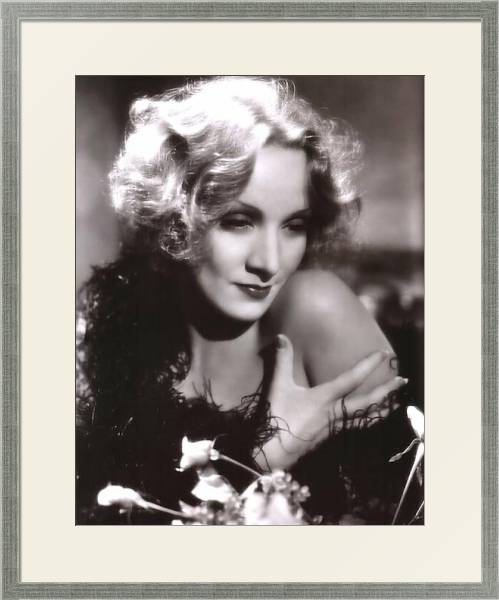 Постер Dietrich, Marlene 20 с типом исполнения Под стеклом в багетной раме 1727.2510
