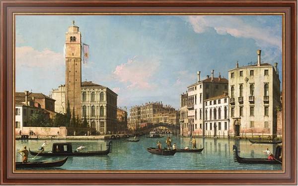 Постер Венеция - Вход в Каннареджо 2 с типом исполнения На холсте в раме в багетной раме 35-M719P-83