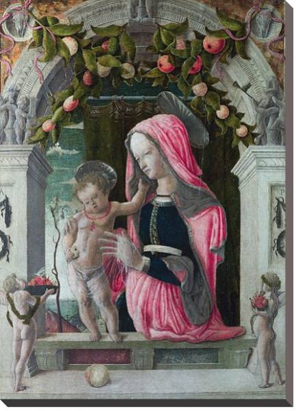 Постер Дева Мария с младенцем 7 с типом исполнения На холсте без рамы