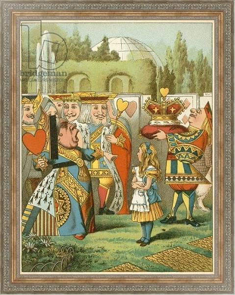 Постер The Queen said severely 'Who is this?' from Alice's Adventures in Wonderland с типом исполнения На холсте в раме в багетной раме 484.M48.310