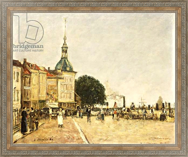 Постер Dordrecht, La Ville, 1884 с типом исполнения На холсте в раме в багетной раме 484.M48.310