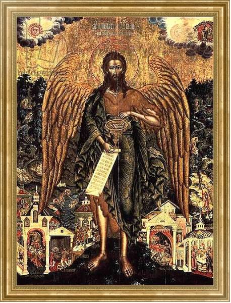 Постер St. John the Baptist, Angel of the Wilderness с типом исполнения На холсте в раме в багетной раме NA033.1.051