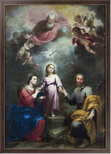 Постер Небесные и земные Троицы с типом исполнения На холсте в раме в багетной раме 221-02