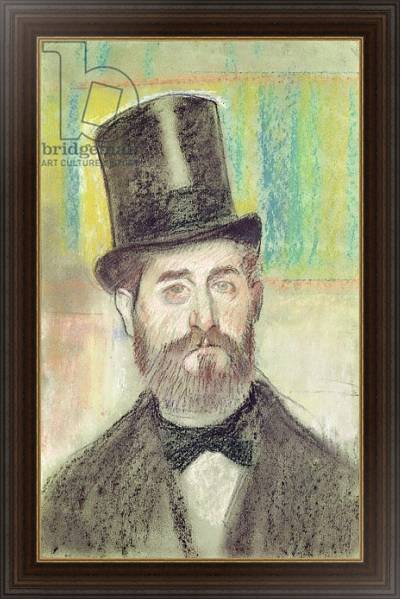 Постер Man in an Opera Hat с типом исполнения На холсте в раме в багетной раме 1.023.151