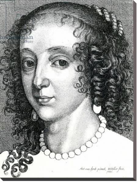 Постер Queen Henrietta Maria, 1641 с типом исполнения На холсте без рамы