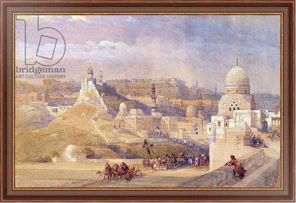 Постер The Citadel of Cairo, Residence of Mehmet Ali, 1842-49 с типом исполнения На холсте в раме в багетной раме 35-M719P-83