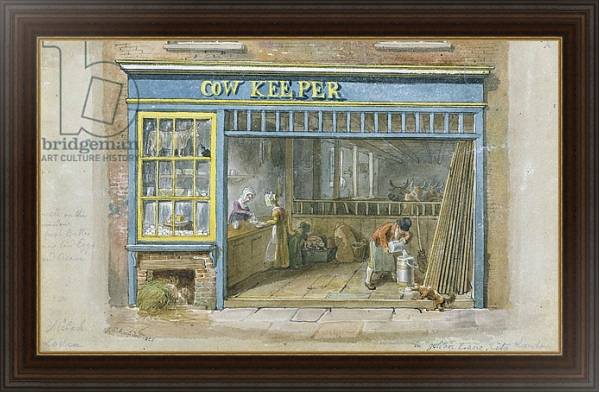 Постер Cow Keeper, 1825 с типом исполнения На холсте в раме в багетной раме 1.023.151