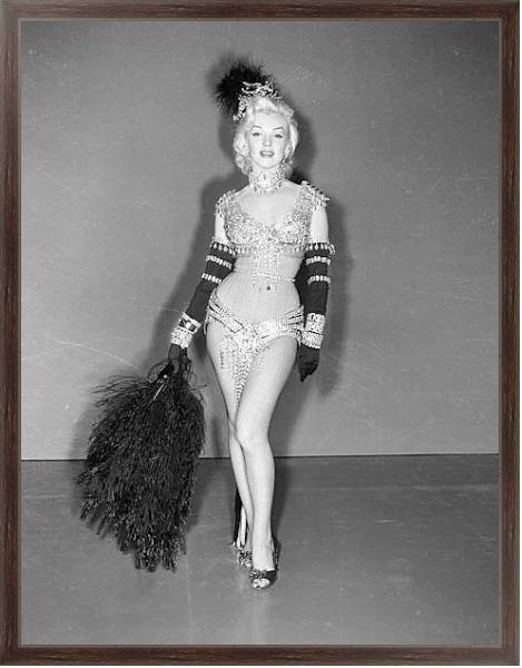 Постер Monroe, Marilyn (Gentlemen Prefer Blondes) 3 с типом исполнения На холсте в раме в багетной раме 221-02