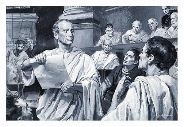 Постер Julius Caesar 3 с типом исполнения На холсте в раме в багетной раме 221-03