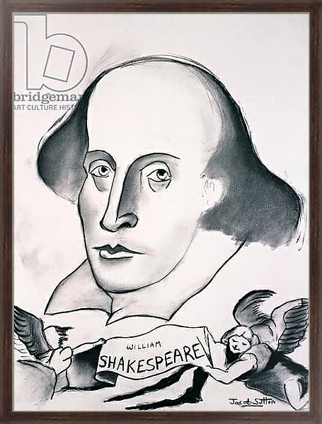 Постер William Shakespeare 1994 с типом исполнения На холсте в раме в багетной раме 221-02