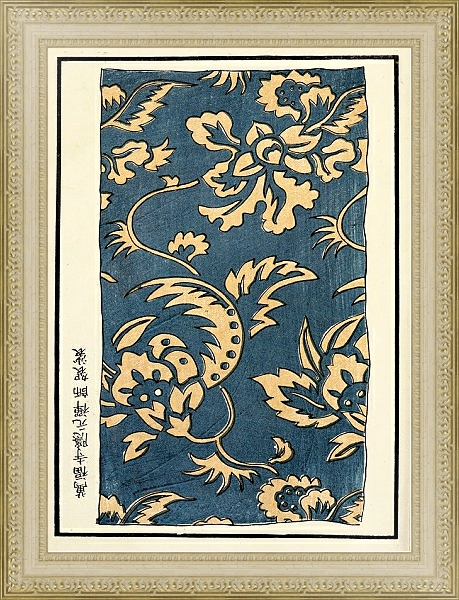 Постер Chinese prints pl.69 с типом исполнения Акварель в раме в багетной раме 484.M48.725