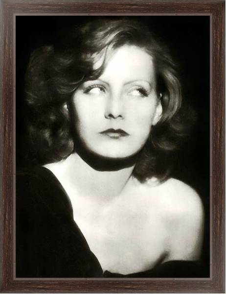 Постер Garbo, Greta 3 с типом исполнения На холсте в раме в багетной раме 221-02