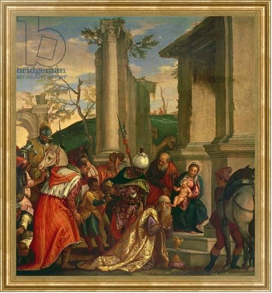 Постер Adoration of the Kings 2 с типом исполнения На холсте в раме в багетной раме NA033.1.051