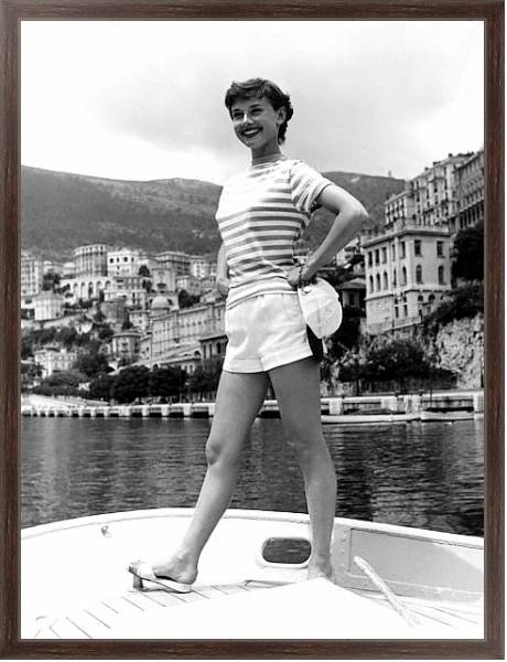 Постер Hepburn, Audrey 20 с типом исполнения На холсте в раме в багетной раме 221-02
