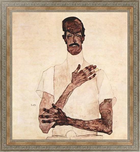Постер Портрет Эрвина фон Граффа с типом исполнения На холсте в раме в багетной раме 484.M48.310