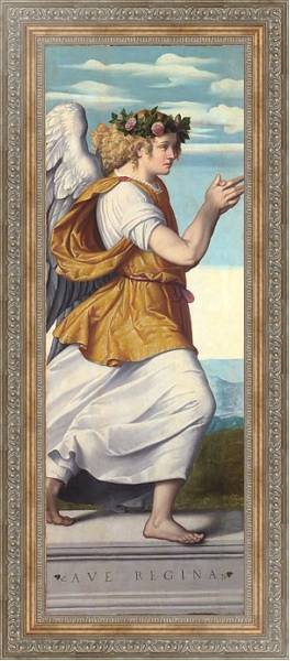 Постер Поклоняющийся ангел 2 с типом исполнения На холсте в раме в багетной раме 484.M48.310
