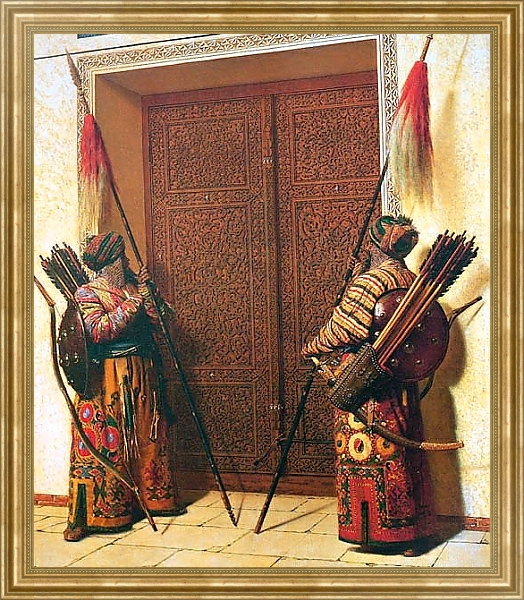 Постер Двери Тамерлана с типом исполнения На холсте в раме в багетной раме NA033.1.051