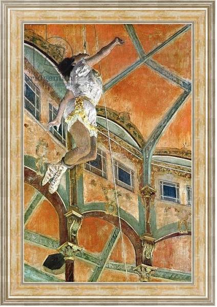 Постер Miss La la at the Cirque Fernando, 1879 с типом исполнения На холсте в раме в багетной раме NA053.0.115