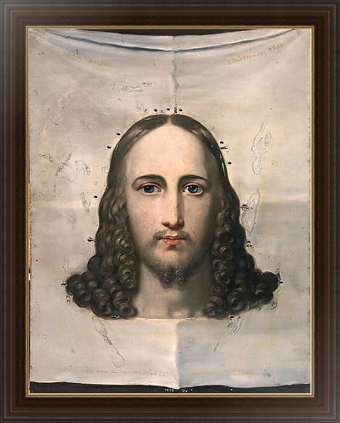 Постер Нерукотворный Спас с типом исполнения На холсте в раме в багетной раме 1.023.151
