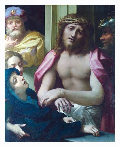 Постер Представление Христа людям 1 с типом исполнения На холсте в раме в багетной раме 221-03