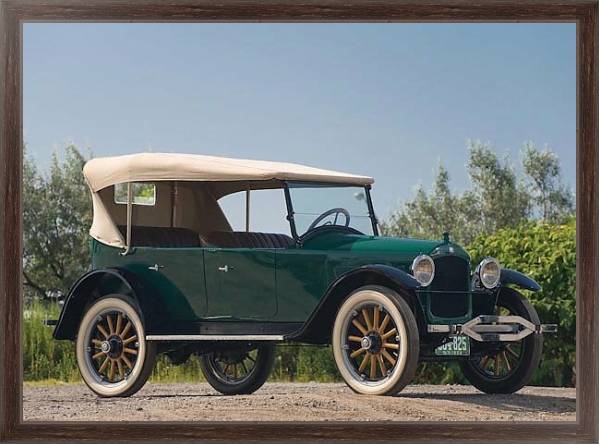 Постер Hupmobile Series R 5-passenger Touring '1922 с типом исполнения На холсте в раме в багетной раме 221-02