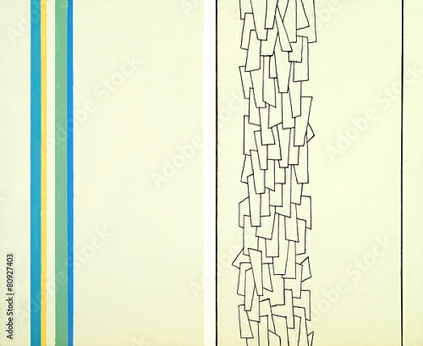 Постер Абстрактная картина #57 1 с типом исполнения На холсте без рамы