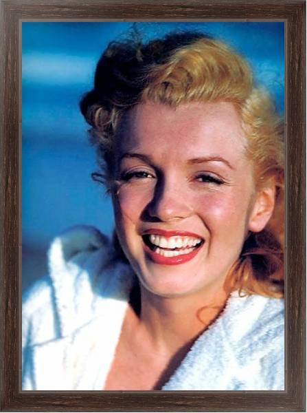 Постер Monroe, Marilyn 34 с типом исполнения На холсте в раме в багетной раме 221-02