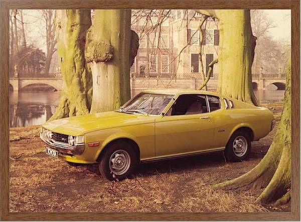 Постер Toyota Celica Liftback '1973–77 с типом исполнения На холсте в раме в багетной раме 1727.4310