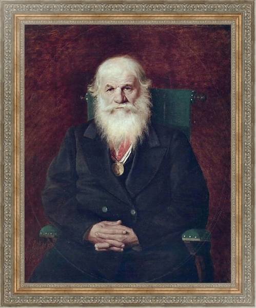 Постер Портрет Ивана Камынина. 1872 с типом исполнения На холсте в раме в багетной раме 484.M48.310