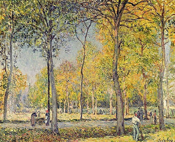 Постер The Bois de Boulogne с типом исполнения На холсте без рамы
