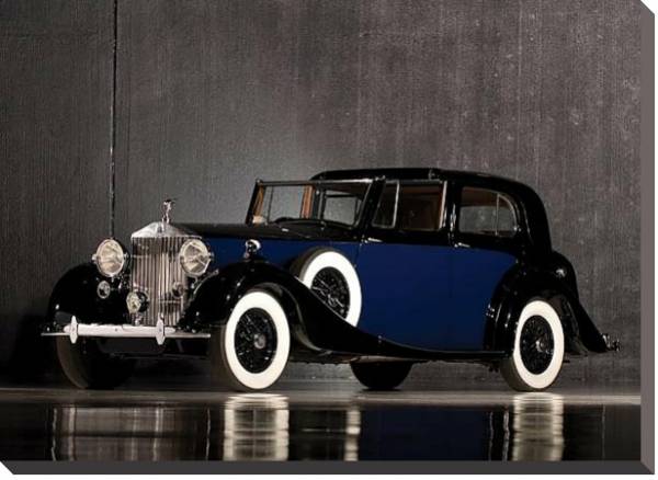 Постер Rolls-Royce Phantom Sedanca de Ville (II) '1937 с типом исполнения На холсте без рамы