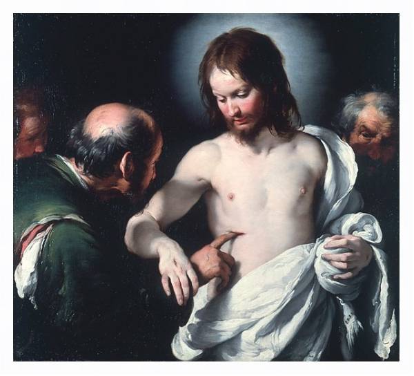Постер Неверие Святого Томаса 2 с типом исполнения На холсте в раме в багетной раме 221-03