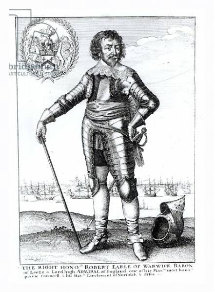Постер Robert Rich, 2nd Earl of Warwick с типом исполнения На холсте в раме в багетной раме 221-03