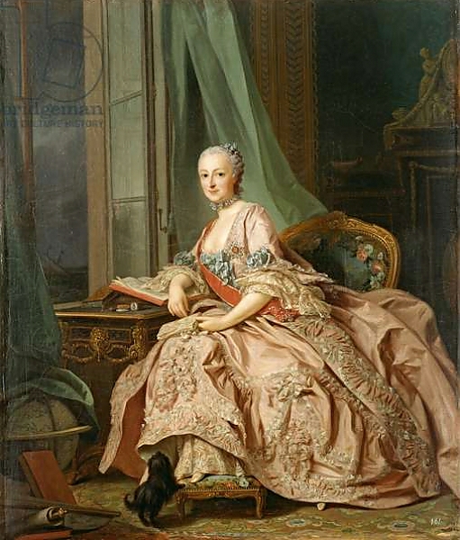 Постер Anastasia Ivanovna, Countess of Hessen-Homberg, Princess Trubetskoy, 1757 с типом исполнения На холсте без рамы