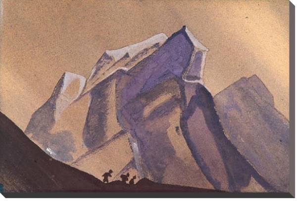 Постер Перевал. Буря. 1936 с типом исполнения На холсте без рамы