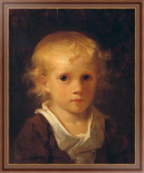 Постер Portrait of a Child 2 с типом исполнения На холсте в раме в багетной раме 35-M719P-83