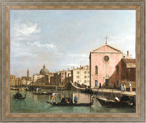 Постер Венеция - Гранд Канал 2 с типом исполнения На холсте в раме в багетной раме 484.M48.310