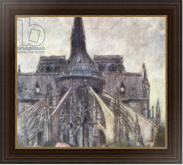 Постер Notre Dame с типом исполнения На холсте в раме в багетной раме 1.023.151
