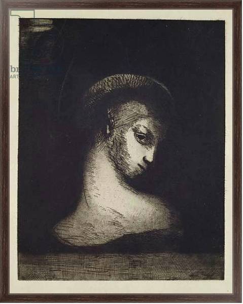 Постер Female Head с типом исполнения На холсте в раме в багетной раме 221-02
