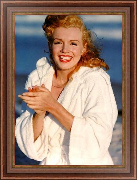 Постер Monroe, Marilyn 32 с типом исполнения На холсте в раме в багетной раме 35-M719P-83