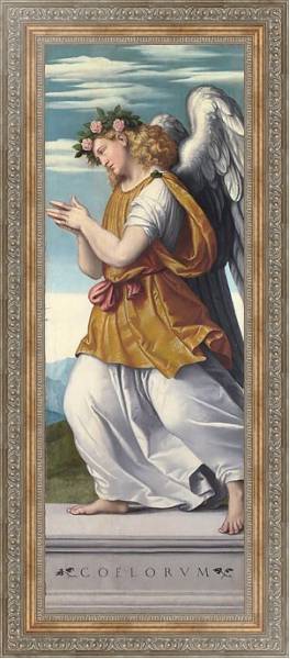 Постер Поклоняющийся ангел с типом исполнения На холсте в раме в багетной раме 484.M48.310