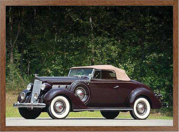 Постер Packard 120 Convertible Coupe '1937 с типом исполнения На холсте в раме в багетной раме 1727.4310