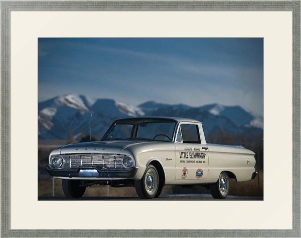 Постер Ford Ranchero '1960 с типом исполнения Под стеклом в багетной раме 1727.2510