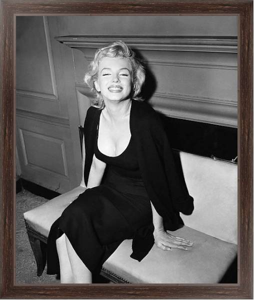 Постер Monroe, Marilyn 80 с типом исполнения На холсте в раме в багетной раме 221-02
